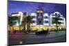 Art Deco Hotels at Ocean Drive, Miami South Beach, Art Deco District, Florida, Usa-Axel Schmies-Mounted Premium Photographic Print