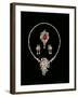 Art Deco Jewellery: Baguette Brooch Pendant, Cabochon Rscroll Brooch, Diamond Pendant Earrings-null-Framed Giclee Print