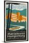 Art Deco Label Fron the Terrassen Hotel Mariabrunn Hungerberg Innsbruck Austria-null-Mounted Premium Giclee Print