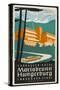 Art Deco Label Fron the Terrassen Hotel Mariabrunn Hungerberg Innsbruck Austria-null-Stretched Canvas