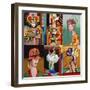 Art Deco Ladies 8-Howie Green-Framed Giclee Print