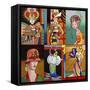 Art Deco Ladies 8-Howie Green-Framed Stretched Canvas