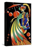 Art Deco Lady 4-Howie Green-Stretched Canvas