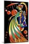 Art Deco Lady 4-Howie Green-Mounted Giclee Print