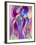 Art Deco Lady Bird-Howie Green-Framed Giclee Print