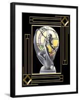 Art Deco Lamp Frame 3-Art Deco Designs-Framed Giclee Print