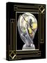 Art Deco Lamp Frame 3-Art Deco Designs-Stretched Canvas