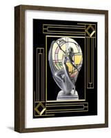 Art Deco Lamp Frame 3-Art Deco Designs-Framed Giclee Print