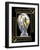 Art Deco Lamp Frame 3-Art Deco Designs-Framed Giclee Print