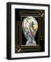 Art Deco Lamp Frame 3-Art Deco Designs-Framed Giclee Print