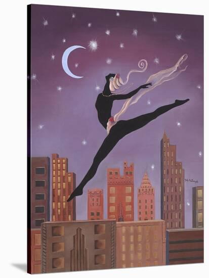 Art Deco Leap-Judy Mastrangelo-Stretched Canvas