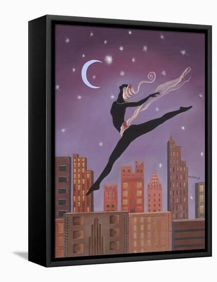 Art Deco Leap-Judy Mastrangelo-Framed Stretched Canvas