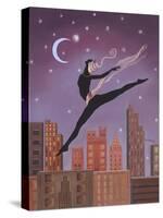 Art Deco Leap-Judy Mastrangelo-Stretched Canvas