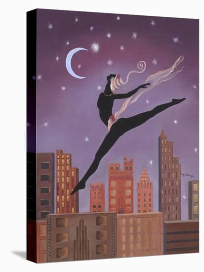 Art Deco Leap-Judy Mastrangelo-Stretched Canvas