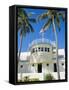 Art Deco Lifeguard Headquarters, South Beach, Miami Beach, Florida, USA-Fraser Hall-Framed Stretched Canvas