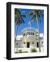 Art Deco Lifeguard Headquarters, South Beach, Miami Beach, Florida, USA-Fraser Hall-Framed Photographic Print