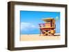 Art Deco Lifeguard House Miami-null-Framed Art Print