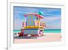 Art Deco Lifeguard House Miami-null-Framed Art Print