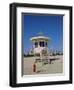 Art Deco Lifeguard Station, South Beach, Miami Beach, Florida, USA-Fraser Hall-Framed Photographic Print