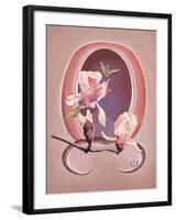 Art Deco Magnolias-Judy Mastrangelo-Framed Giclee Print