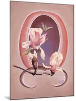 Art Deco Magnolias-Judy Mastrangelo-Mounted Giclee Print