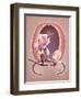 Art Deco Magnolias-Judy Mastrangelo-Framed Premium Giclee Print