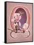 Art Deco Magnolias-Judy Mastrangelo-Framed Stretched Canvas