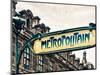 Art Deco Metropolitain Sign, Metro, Subway, the Louvre Station, Paris, France, Europe-Philippe Hugonnard-Mounted Photographic Print