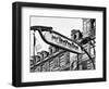 Art Deco Metropolitain Sign, Metro, Subway, the Louvre Station, Paris, France, Europe-Philippe Hugonnard-Framed Photographic Print