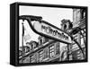 Art Deco Metropolitain Sign, Metro, Subway, the Louvre Station, Paris, France, Europe-Philippe Hugonnard-Framed Stretched Canvas