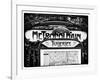 Art Deco Metropolitain Sign, Metro, Subway, the Tuileries Station, Paris, France-Philippe Hugonnard-Framed Art Print