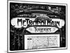 Art Deco Metropolitain Sign, Metro, Subway, the Tuileries Station, Paris, France-Philippe Hugonnard-Mounted Art Print