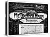 Art Deco Metropolitain Sign, Metro, Subway, the Tuileries Station, Paris, France-Philippe Hugonnard-Stretched Canvas