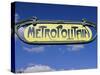 Art Deco Metropolitain (Subway) Sign, Paris, France, Europe-Gavin Hellier-Stretched Canvas
