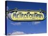 Art Deco Metropolitain (Subway) Sign, Paris, France, Europe-Gavin Hellier-Stretched Canvas