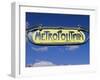 Art Deco Metropolitain (Subway) Sign, Paris, France, Europe-Gavin Hellier-Framed Photographic Print