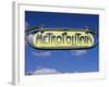 Art Deco Metropolitain (Subway) Sign, Paris, France, Europe-Gavin Hellier-Framed Photographic Print