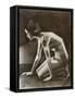 Art Deco Nude - 05-09-22-Corne Akkers-Framed Stretched Canvas