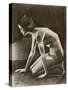 Art Deco Nude - 05-09-22-Corne Akkers-Stretched Canvas