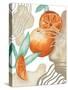 Art Deco Orange-Elizabeth Medley-Stretched Canvas