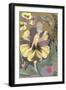 Art Deco Pansies-null-Framed Art Print