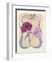 Art Deco Petunias-Judy Mastrangelo-Framed Giclee Print