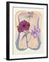 Art Deco Petunias-Judy Mastrangelo-Framed Giclee Print