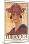 Art Deco Poster for Turandot-null-Mounted Art Print