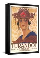 Art Deco Poster for Turandot-null-Framed Stretched Canvas