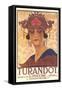 Art Deco Poster for Turandot-null-Framed Stretched Canvas