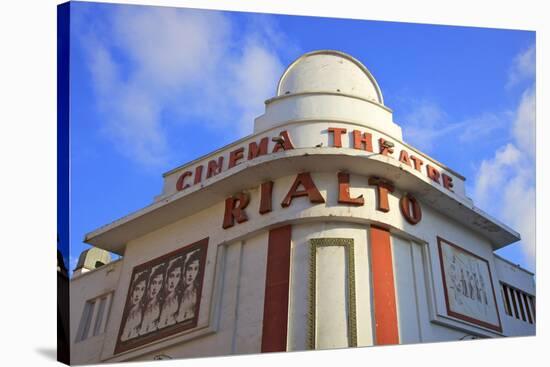 Art Deco Rialto Cinema, Casablanca, Morocco, North Africa-Neil Farrin-Stretched Canvas