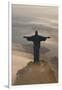 Art Deco Statue of Jesus, Corcovado Mountain, Rio de Janeiro, Brazil-Peter Adams-Framed Premium Photographic Print