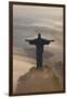 Art Deco Statue of Jesus, Corcovado Mountain, Rio de Janeiro, Brazil-Peter Adams-Framed Premium Photographic Print