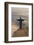 Art Deco Statue of Jesus, Corcovado Mountain, Rio de Janeiro, Brazil-Peter Adams-Framed Photographic Print